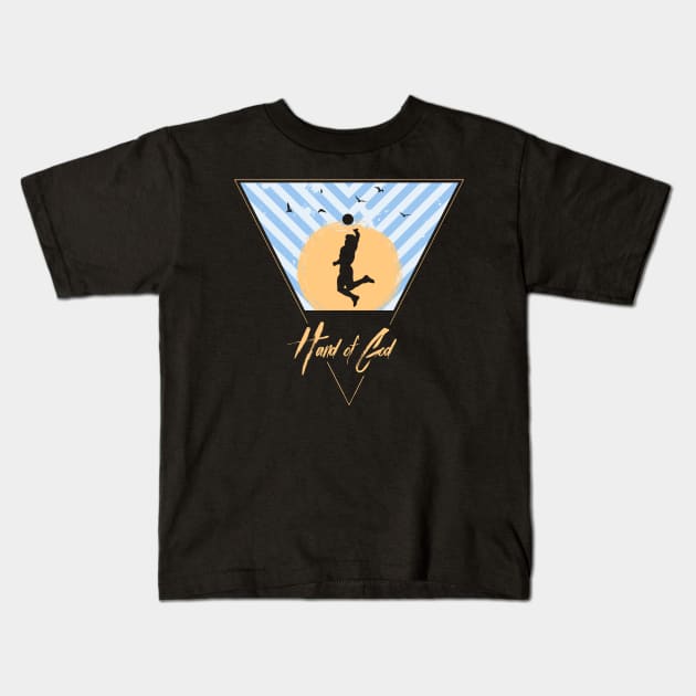 Hand of God Kids T-Shirt by slawisa